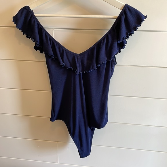 Navy Blue Wilfred Danette Bodysuit - Picture 3 of 5